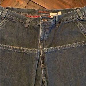 Eddie Bauer Flannel Lined Carpenter Jeans 40x32